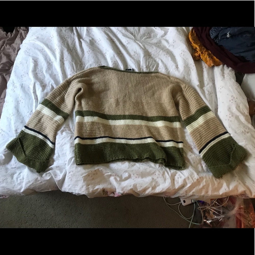Bell Sleeved Knit Sweater